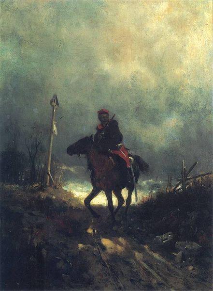 Maksymilian Gierymski Insurgent of 1863. oil painting image